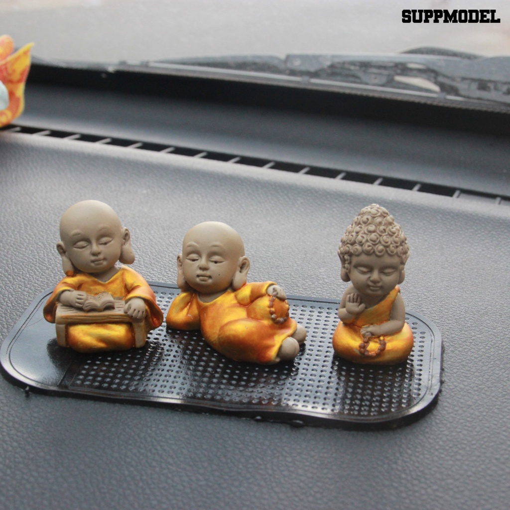 9 Pcs / Set Simulasi Model Biksu Buddha Untuk Dekorasi