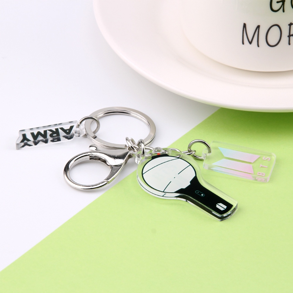 MXBEAUTY Trendy Keyring Cute Cosplay Jewelry Exo Got7 Twice Seventeen Keychain Chain Bangtan Boys Korean Fans Collection Gifts Unisex Acrylic Pendant