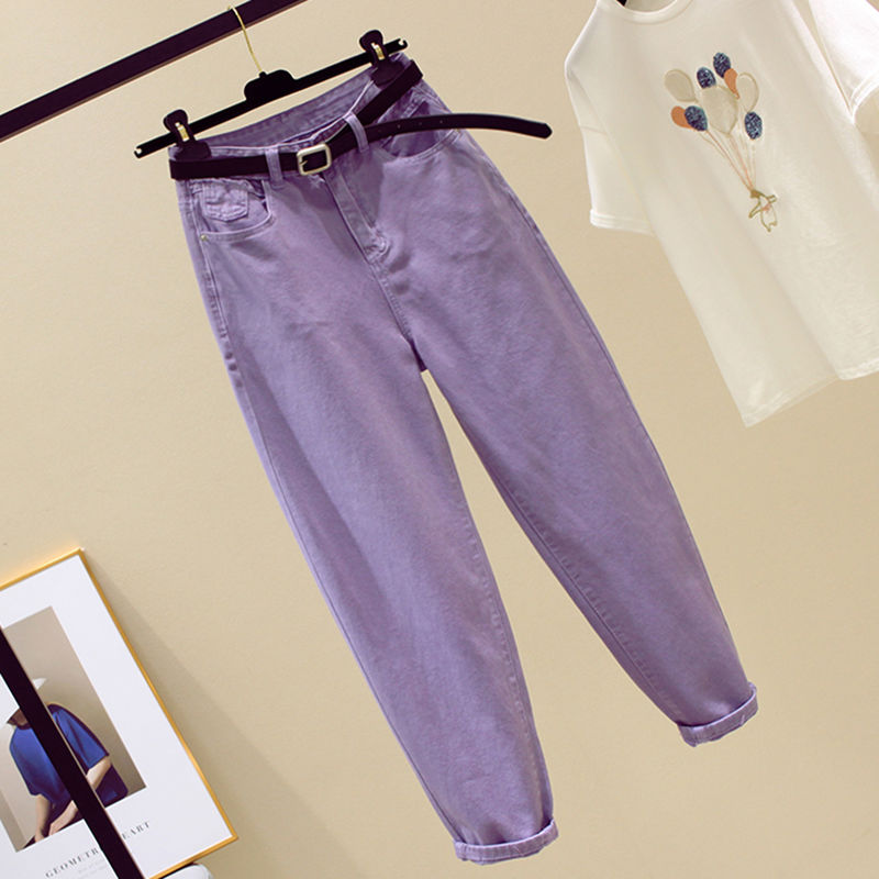 Celana Jeans Wanita Model High Waist Potongan Lurus Slim Celana Jeans Wanita Model High Waist Potongan Lurus Slim