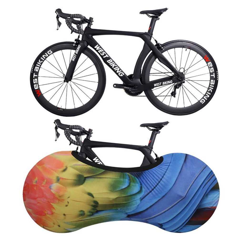 West Biking Cover Sarung Pelindung Sepeda Anti-dust 150 cm - 355G-150 cm-Hitam