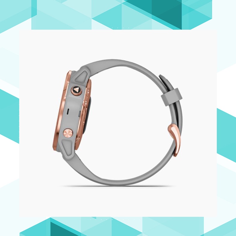 GARMIN Fenix 6S - Rose Gold Tone W/ Powder Gray Band Original Smartwatch Garansi Resmi 2 Tahun TAM