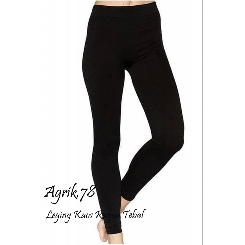 LEGGING PANJANG WANITA BAHAN KAOS RAYON TEBAL SIZE. ( M .L .XL )-7