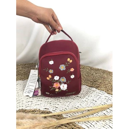 Produk Terbaru Tas Chibao Bobo Y332 8016 bordir bunga import r84➼