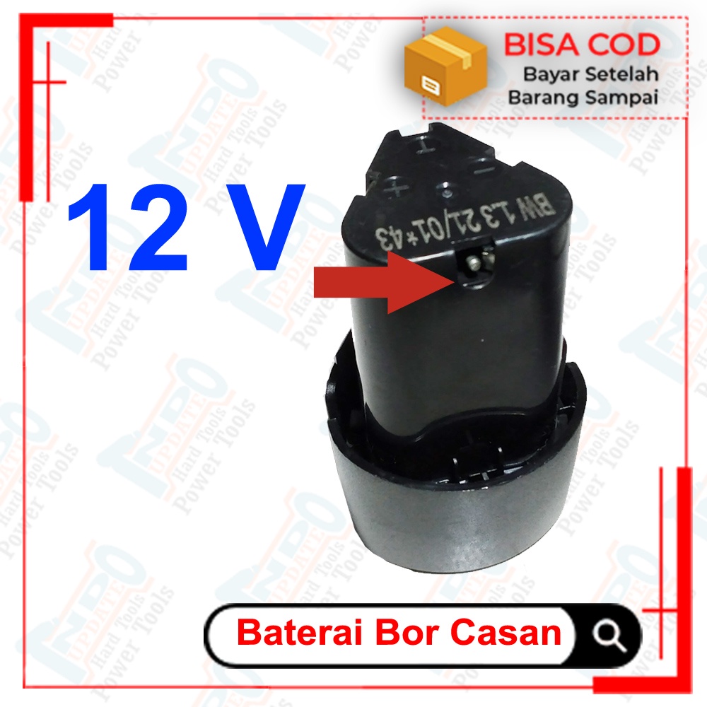 Baterai Bor Baterai 12 Volt JLD 3000 MAH Cordless Drill-5