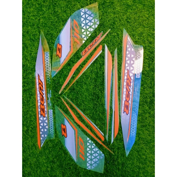 Striping Beat Deluxe 2021 Transparan Custom Sticker Beat Deluxe Transparan