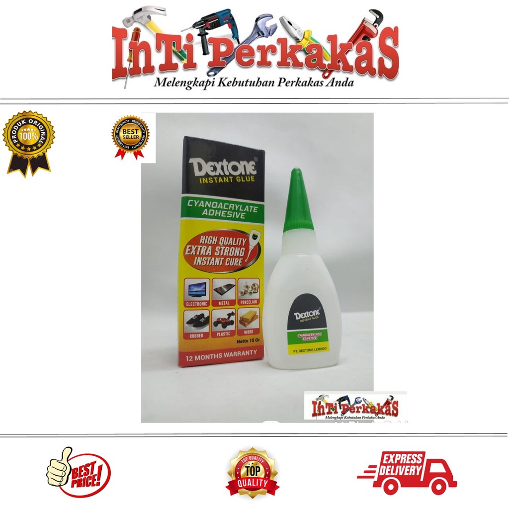 

Lem Tetes Dextone / Lem Korea / Lem Tetes Instant / Cyanoacrylate Glue