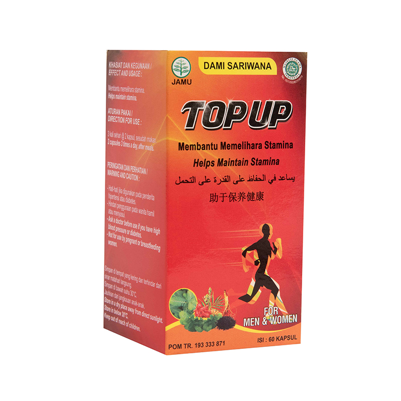 Top Up 60 Kapsul - Dami Sariwana - Menjaga  daya tahan tubuh