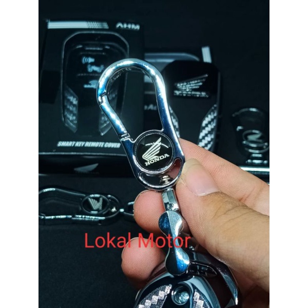 PREMIUM satu set gantungan kunci dan cover case remote keyless HONDA ADV 160 PCX 160 VARIO 160 limited