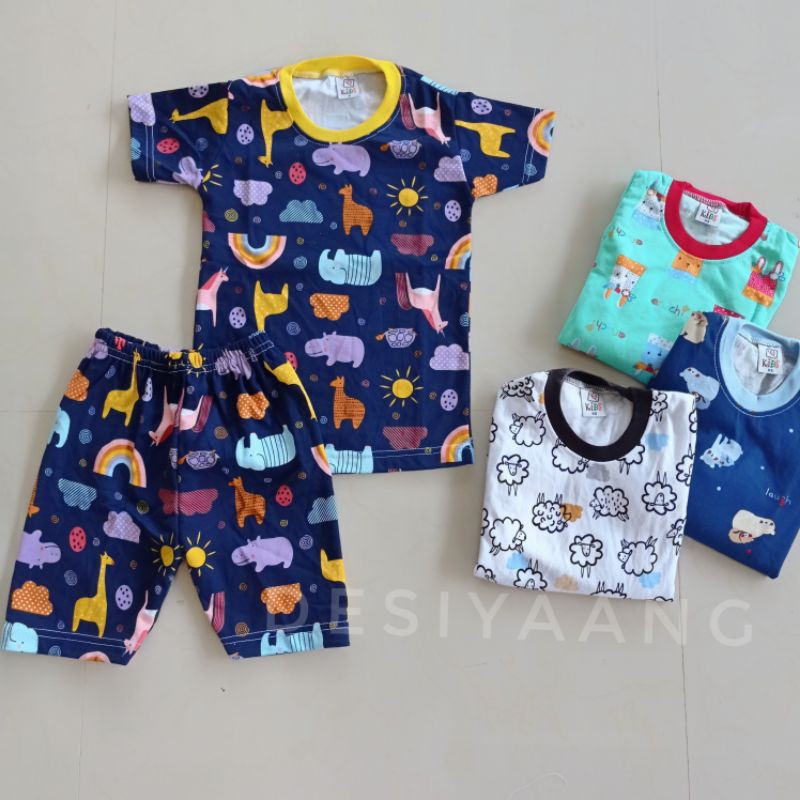 Setelan Anak Qkids Size Xs (3-18bulan) Berbahan LIBBY OBLONG VELVET JUNIOR