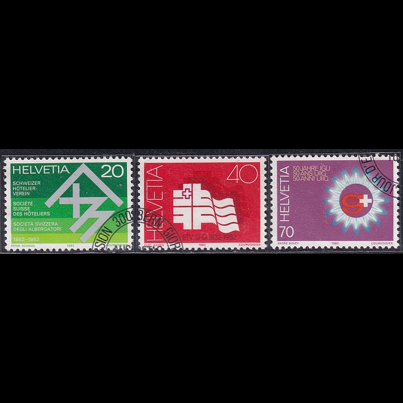 

Prangko Switzerland 1982 - Anniversaries