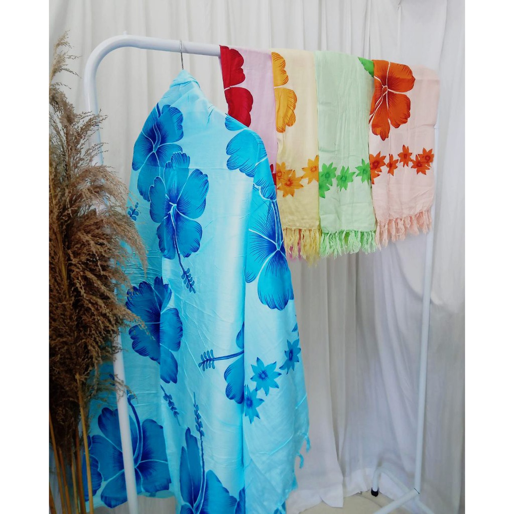 Kain Pantai Bali Motif Bunga