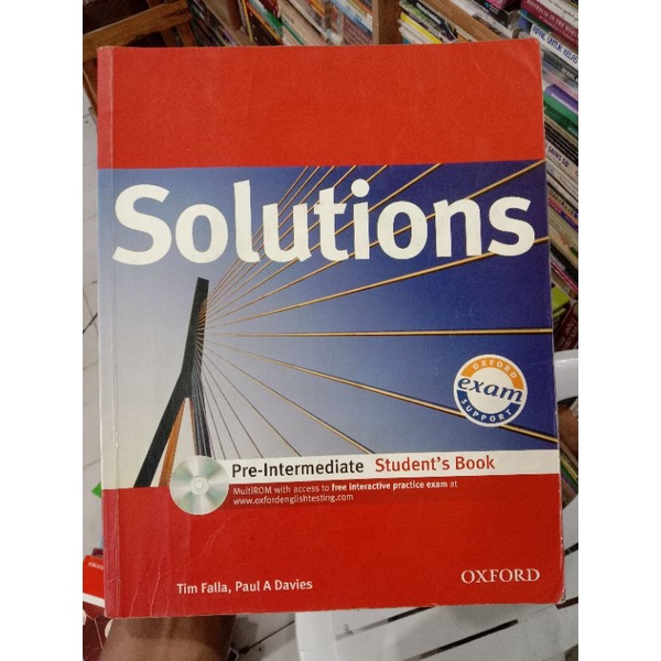 Solutions pre intermediate план урока