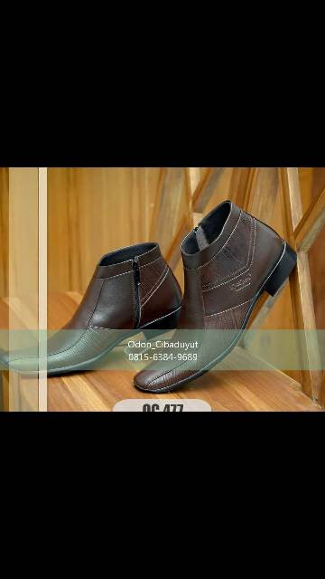 Sepatu Pantofel Boot Pria Pantofel Kantoran Fashion Kasual Odoncibaduyut OC 477