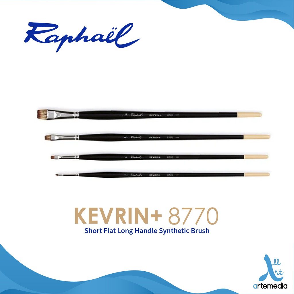 

Raphael 8770 Extra Short Flat Kevrin Synthetic Brush LH