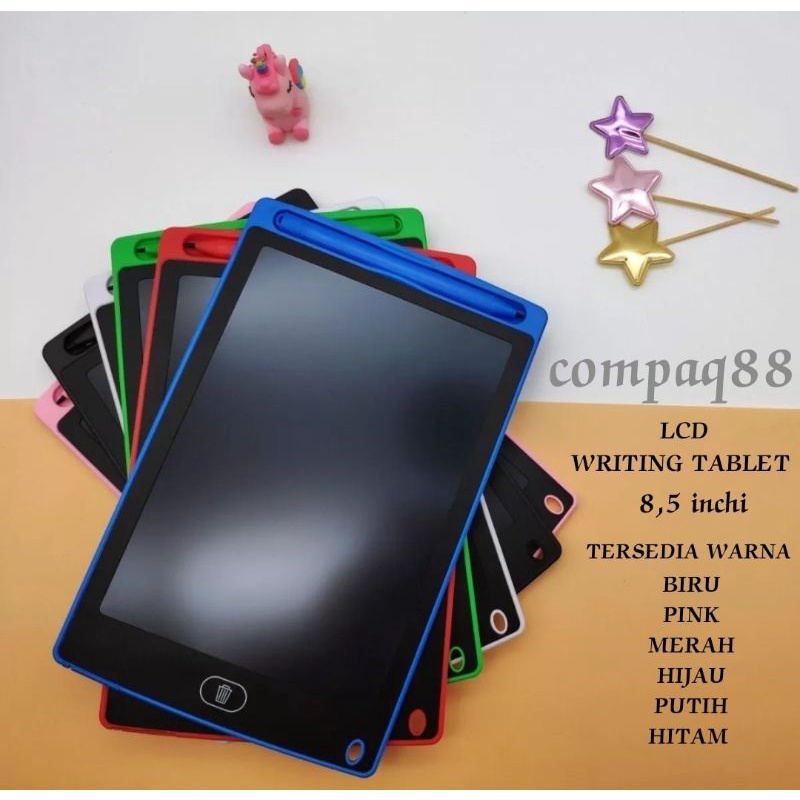 LCD WRITING TABLET 8,5 INCHI , iPad PAPAN TULIS LCD DRAWING PAD MAINAN