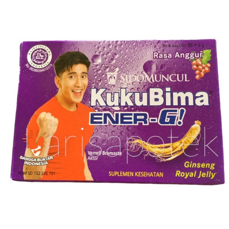 

[GROSIR] KUKU BIMA ENER-G 1dus isi 6pcs 4.5g/pcs