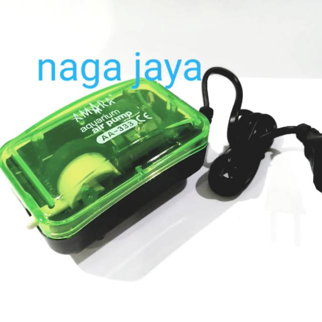 Pompa gelembung udara aerator aquarium amara aa 333 aa333 1 lubang