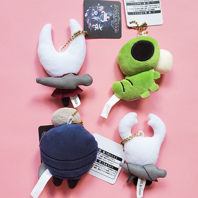 Game Hollow Knight Cosplay Doll Toy Plush Dolls Kids Gift Keychain Pendant Accessories