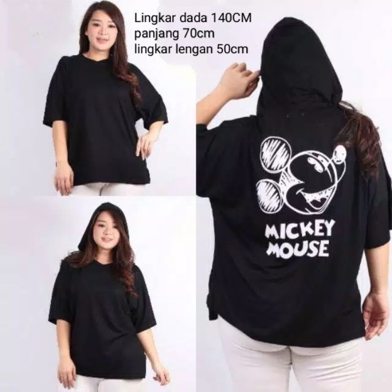 LD140 xxxxl Blouse Jumbo bigsize oversize Mickey hoody