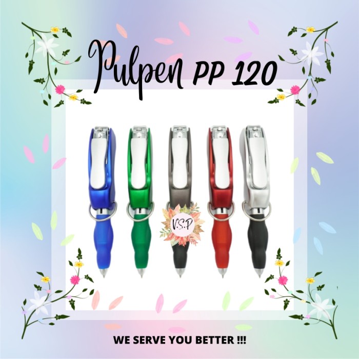 

Pulpen Plastik Gunting Ku2 PP 120 / Souvenir Wedding Seminar kit Murah