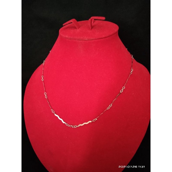kalung steinless anti karat anti luntur awet tahan lama