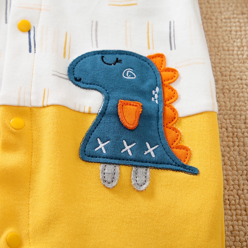 ANANAKSTORE/ JUMPER KUNING/ JUMPER ABU-ABU/ JUMPER DINO/JUMPER BAYI DINO 0-2TAHUN / BAJU BAYI LAKILAKI / JUMPER BAYI LUCU IMPORT BA-297