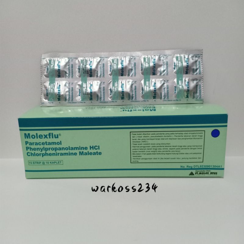 Jual Molexflu Obat Batuk dan Flu 1 lembar Shopee Indonesia