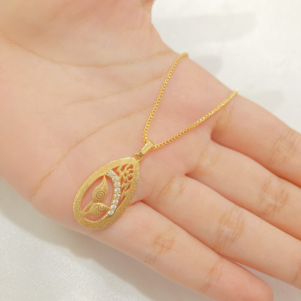 [NOIN] Kalung Koye Permata Lapis Emas 18K Aksesoris Wanita KLE-009