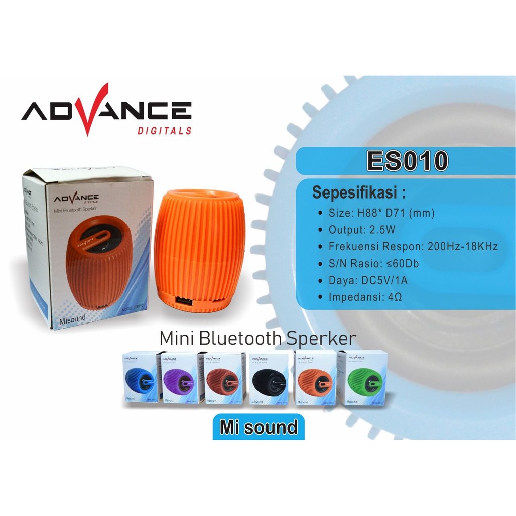 SPEAKER Advance Mini Bluetooth Speaker ES010 Misound
