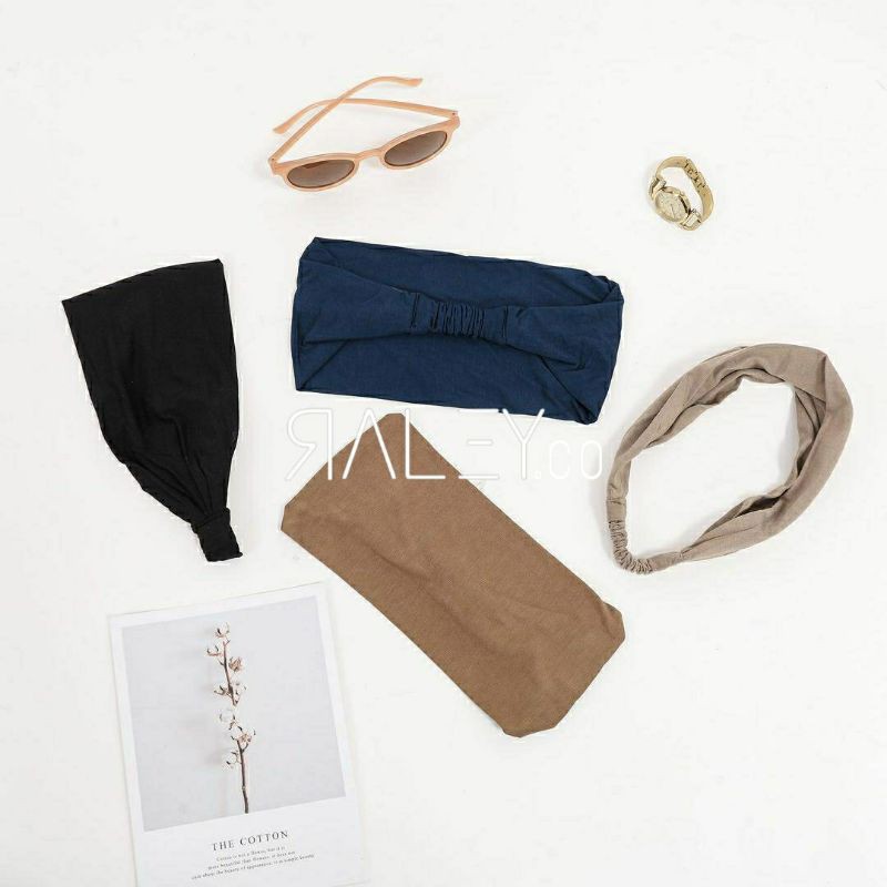 Ciput Bandana Kaos Rayon karet belakang