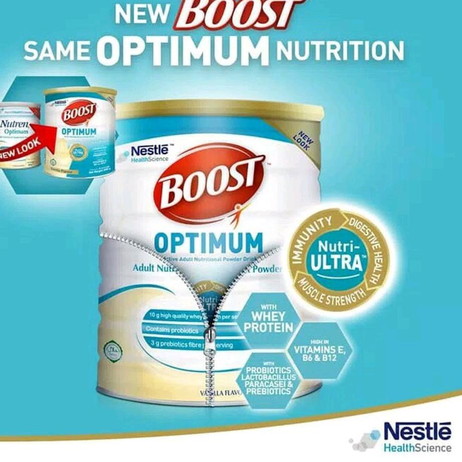 

Promo Akhir Tahun!! Boost Optimum Nutren Optimum 800 gram Vanila Awas KW