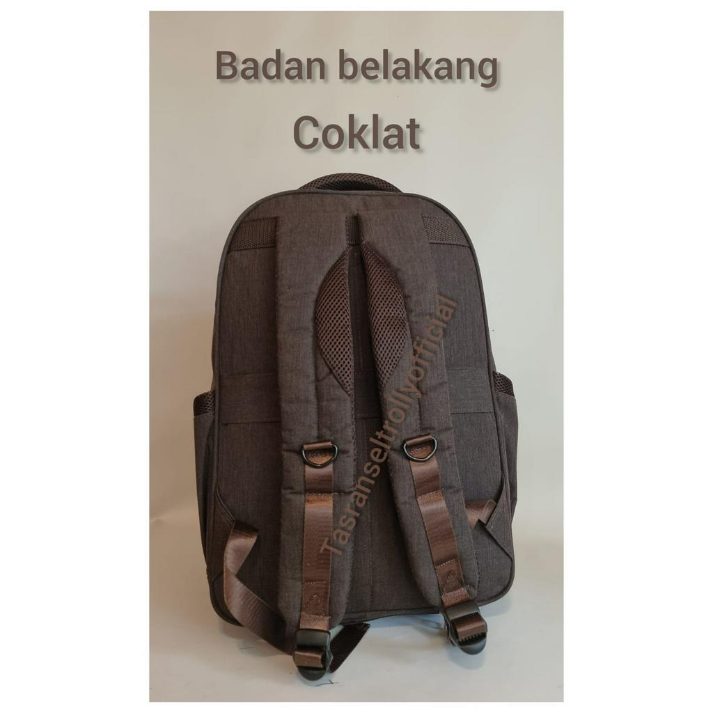 Tas Ransel Laptop Polo Interclub 19inch size Besar 100%original.