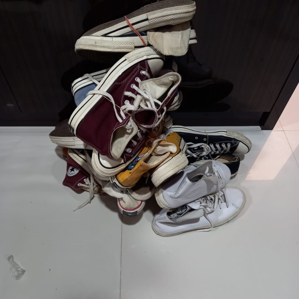 sepatu borongan 10 pasang converse,,,,,,pesanan.