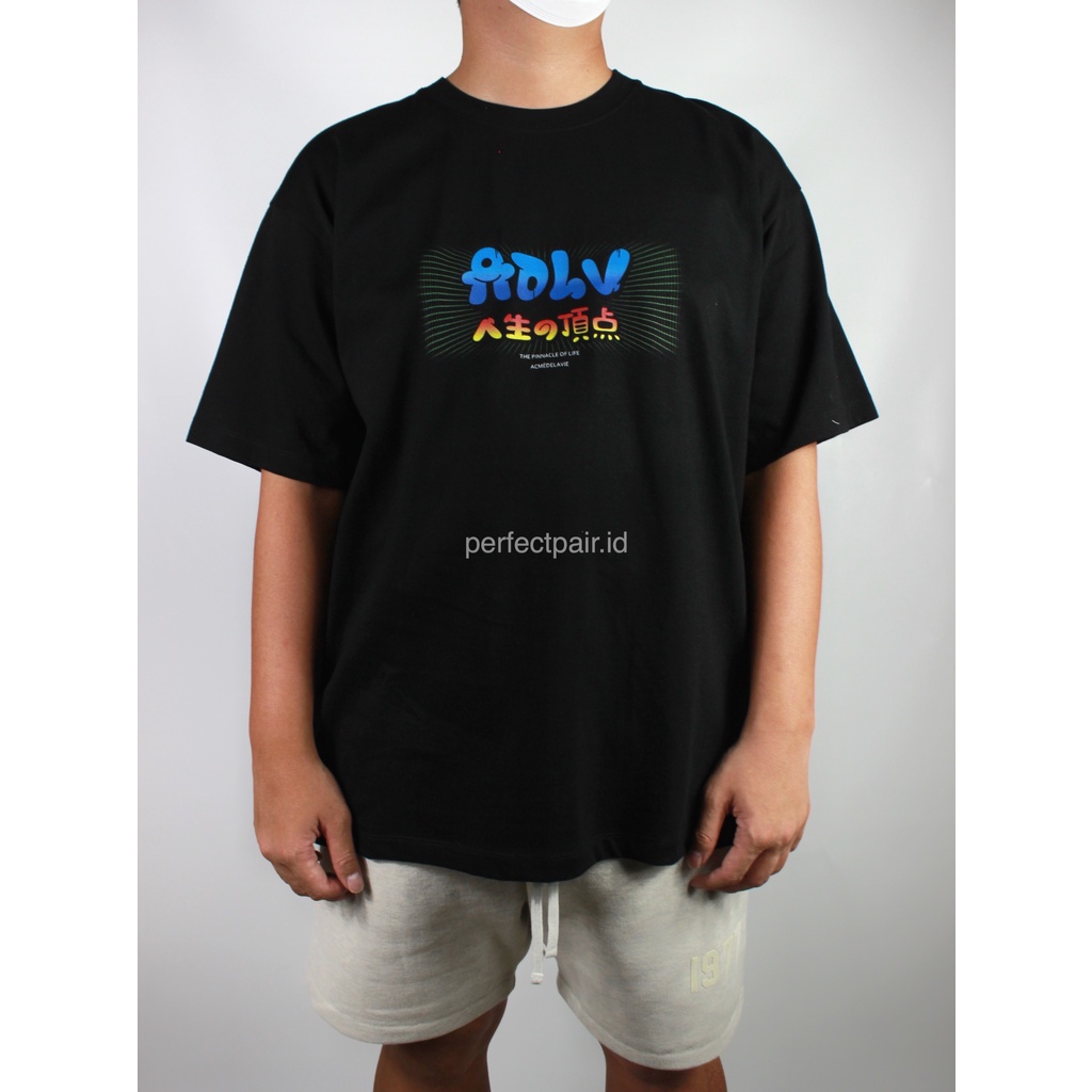 ADLV Japan Logo Black Tee 100% Original