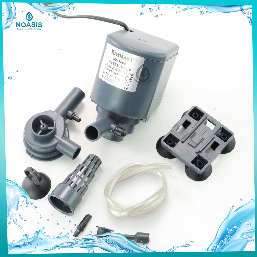 POMPA AIR CELUP AQUARIUM KIYOSAKI SP 1800 SUBMERSIBLE PUMP