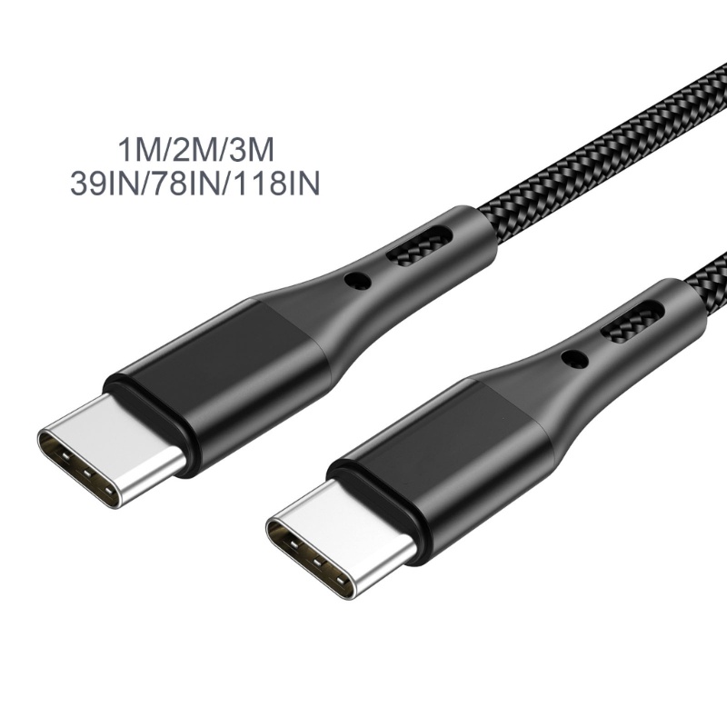 Zzz Kabel Data / Charger USB Tipe C Ke USB C 60W QC3.0 &amp; PD 2in1 Untuk Handphone