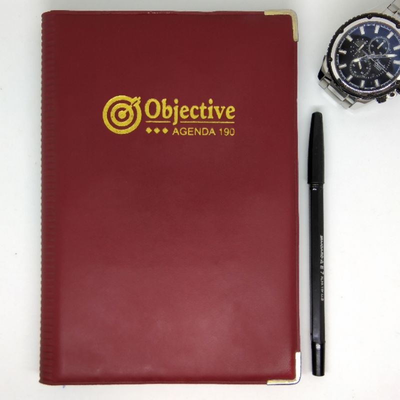 

Buku Agenda Kulit OBJECTIVE 190 Merah