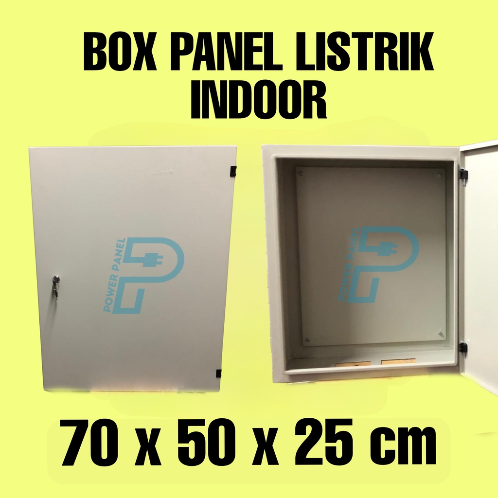 Box Panel Listrik Indoor 70x50x25 SPHC 1.2mm RAL 7032