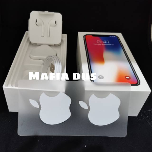 

Dus/Box Iphone x ori ada sticker logo (hf ori langsung on)