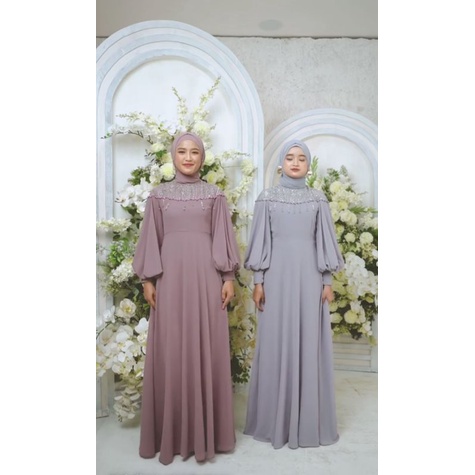 ishana dress-gaun kondangan-gaun terbaru-gaun muslimah