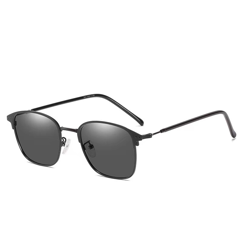 [TERMURAH] KACAMATA PHOTOCROMIC 1924 WANITA FRAME LENSA PREMIUM PHOTOCHROMIC PRIA FREE KOTAK LAP-BLACK