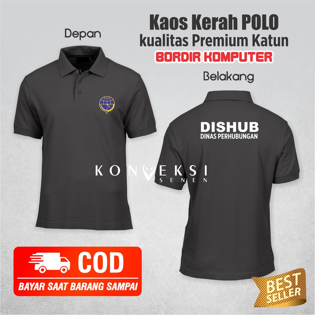 kaos polo dishub | kaos kerah polo