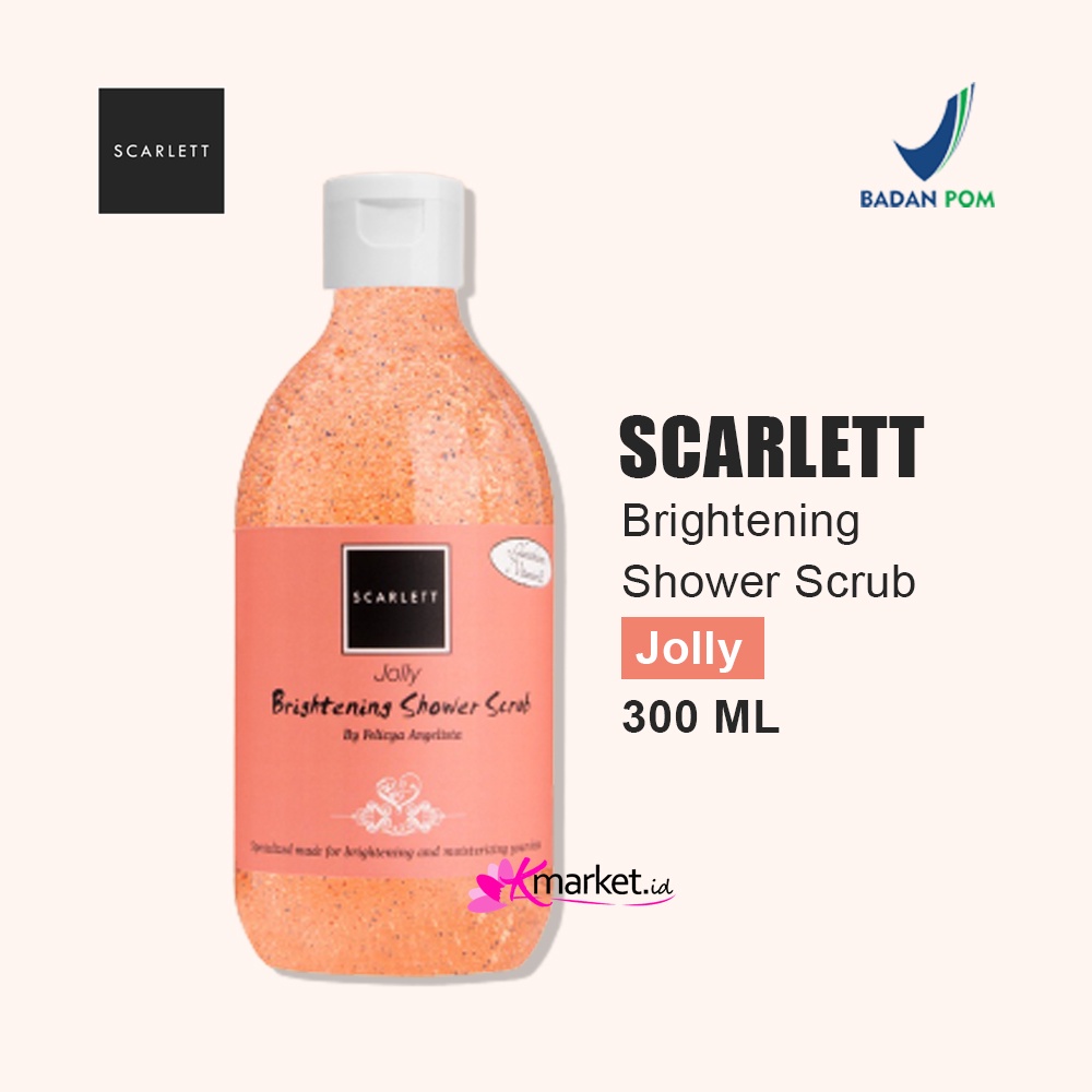 SCARLETT Whitening Shower Scrub Jolly | Freshly | Charming 300 ML