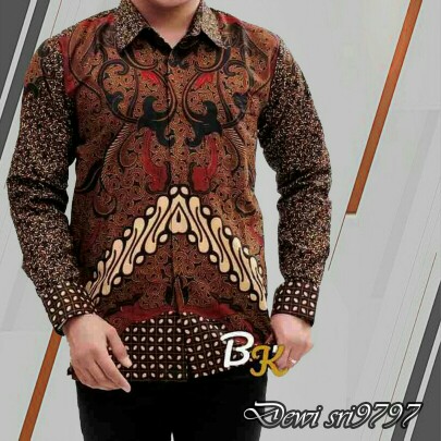 Kemeja Batik Pria Lengan Panjang  Size M L Xl Xxl  Batik Pekalongan