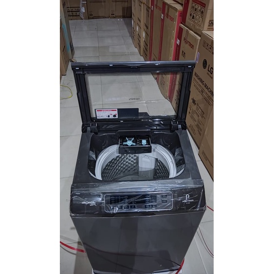 MESIN CUCI 1 TABUNG POLYTRON PAW 8028 TOP LOADING 8 KG ZEROMATIC