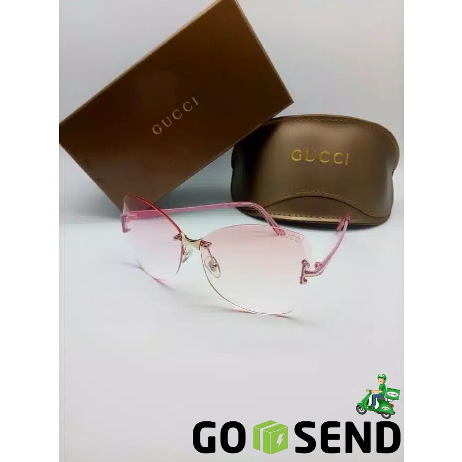 ( Spesial Sale ) Kacamata Wanita / Gucci HC118 + Box Resletting / Full Shet + Quality Premium-3
