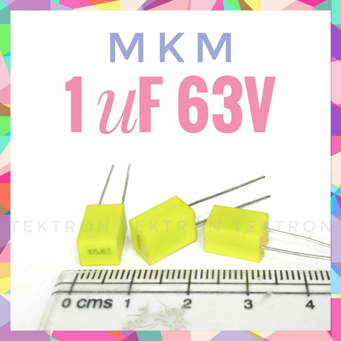 MKM 1uF 63V , 105 metalized polyester
