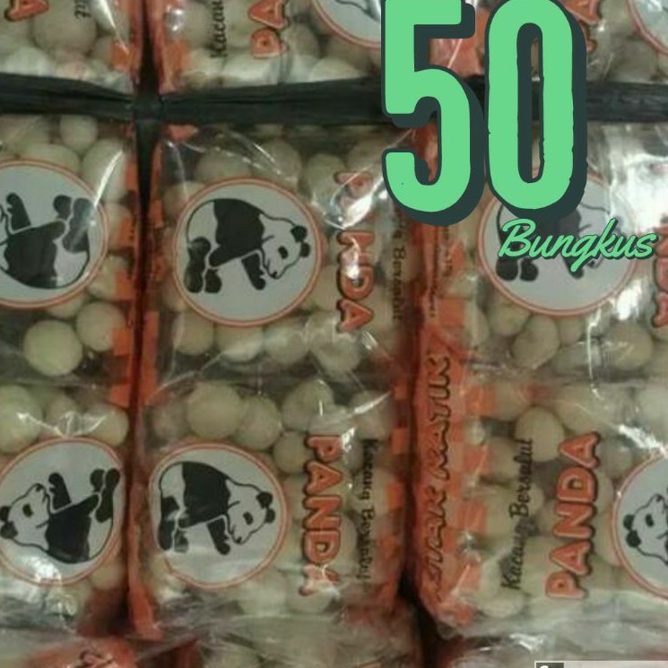 

Sukro panda 1 ball isi 50 bungkus toping baso Aci buat ngemil bisa