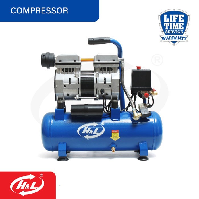 HL N1HP Kompresor Angin 9 Liter Oiless