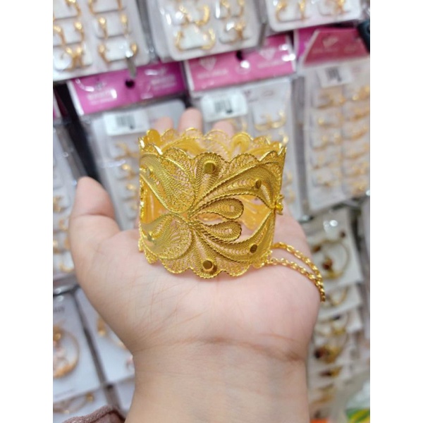 gelang kendari lapis emas